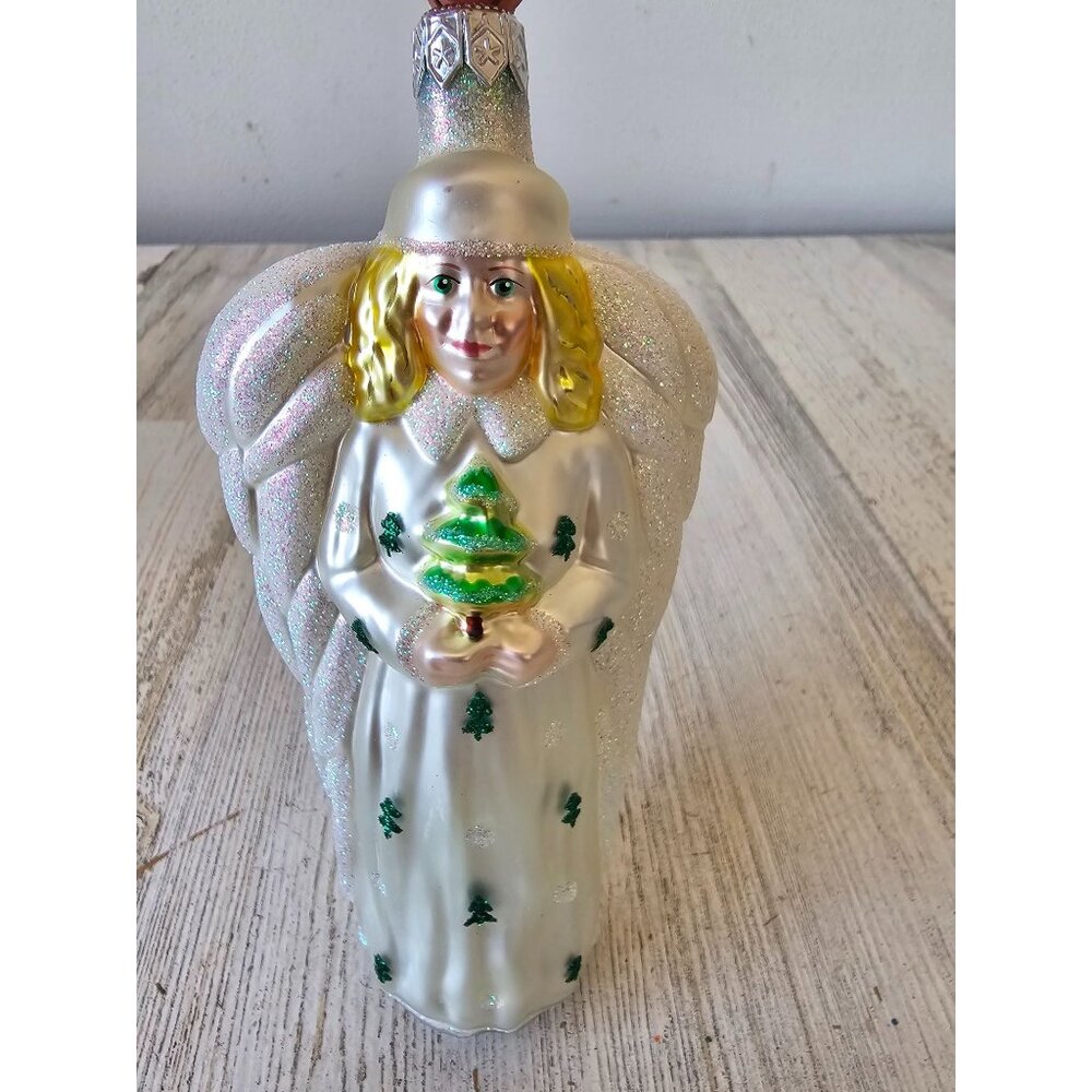 Patricia breen noel Angel‎ cherub tree ornament glitter Xmas tree